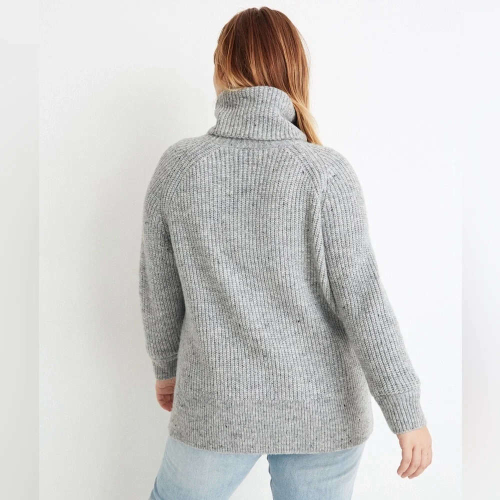 Madewell Donegal Mercer Turtleneck Sweater in Coziest Yarn size Medium
